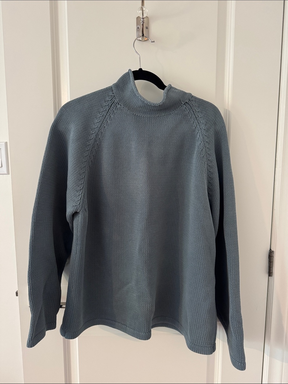 J. Crew Slate Blue Vintage Rollneck Sweater